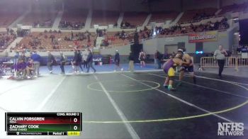 D1-285 lbs Cons. Round 2 - Calvin Forsgren, Mesa vs ZACHARY COOK, Cesar Chavez