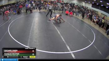 132 lbs Cons. Round 2 - Zachary Parisi, Izzy Style Wrestling vs Marquis Richter, Mandan Wrestling Club