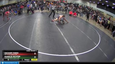 132 lbs Cons. Round 2 - Zachary Parisi, Izzy Style Wrestling vs Marquis Richter, Mandan Wrestling Club