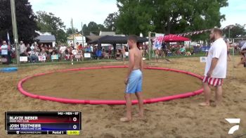 97 lbs Round 2 - Blayze Bieber, Indee Mat Club vs Josh Tegtmeier, Oelwein Wrestling Club