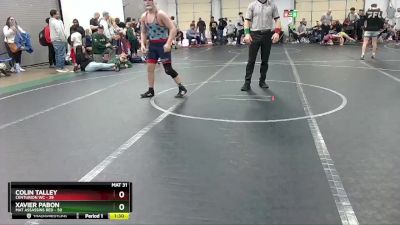 210 lbs Round 2 (8 Team) - Xavier Pabon, Mat Assassins Red vs Colin Talley, Centurion WC