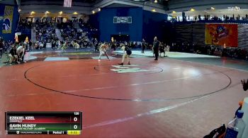 126 lbs Cons. Round 4 - Gavin Mundy, Delaware Military Academy vs Ezekiel Keel, Chantilly