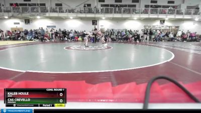 126 lbs Cons. Round 1 - Cas Crevello, Indiana vs Kaleb Houle, BWC