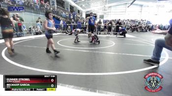 46 lbs Semifinal - Gunner Strobel, Alpha Academy vs Beckham Garcia, WTC