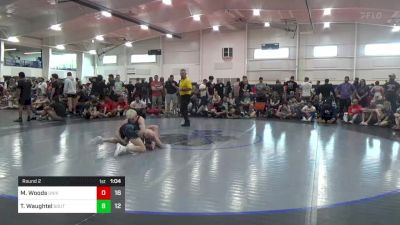 125 lbs Round 2 - Max Woods, University Hawks W.A. vs Tyson Waughtel, SouthTown Savages