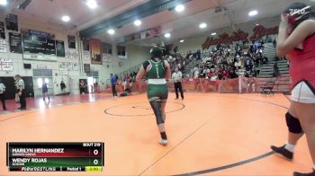 145 lbs Champ. Round 1 - Marilyn Hernandez, Garden Grove vs Wendy Rojas, Schurr