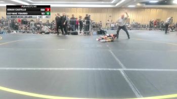 55 lbs Quarterfinal - Jonah Castillo, Fourth Chamber WC vs Lily-Mae Ybarbo, Vici WC