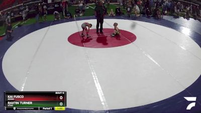 37-41 lbs Round 2 - Kai Fusco, Idaho vs Raxtin Turner, Utah