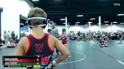 80 lbs Round 3 (6 Team) - Jack Kahley, Buffalo Valley WC vs Kaid Hamper, Warhawks Wrestling