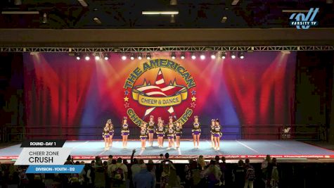 Cheer Zone - Crush [2023 L3 Youth - D2 Day 1] 2023 The American Royale Sevierville Nationals