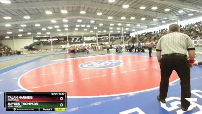 4-138 lbs Semifinal - Talan Harness, Powhatan vs Hayden Thompson, John Handley