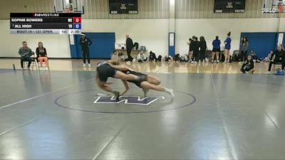 131 Open Champ. Round 1 - Jill High, York University vs Sophie Bowers, Wartburg