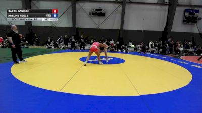 170 lbs Cons. Semis - Sarah Toribau vs Adeline Reece, Central Catholic
