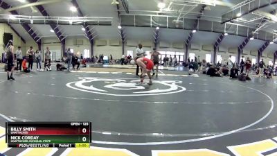 125 lbs Cons. Round 4 - Billy Smith, Unattached vs Nick Corday, Unattached-Michigan State