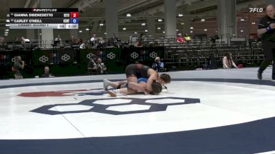 Senior Women Freestyle FS - 65 lbs Champ. Round 1 - Gianna DiBenedetto, ETC (Emmanuel Training Center) vs Carley O'Neill, Kentucky