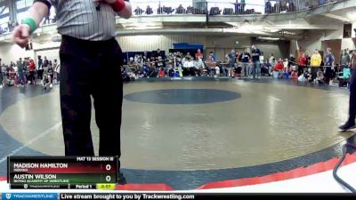 86 lbs Champ. Round 1 - Madison Hamilton, Indiana vs Austin Wilson, Rhyno Academy Of Wrestling