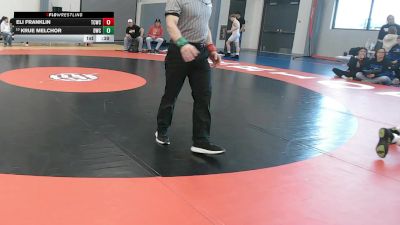 110 lbs Cons. Sub-quarters - Eli Franklin, Team Champs Wrestling Club vs Krue Melchor, Douglas Wrestling Club