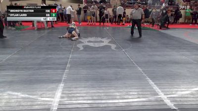 95_B lbs Quarterfinal - Bronsyn Baxter, Forest Hills vs Dylan Laird, Ridley