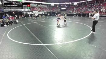 Girls 114 lbs Cons. Round 2 - Megan Schuenemann, Plymouth-Girls vs Naomi Bermudo, Sauk Prairie/Wis. Heights-Girls