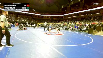 126 Class 4 lbs Cons. Round 1 - Caden Helton, Francis Howell vs Mitchel Baker, Jackson