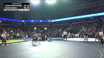 144 lbs Quarterfinal - Victor-alexander Gutierrez, Central Catholic (SJ) vs Arseni Kikiniou, Poway (SD)