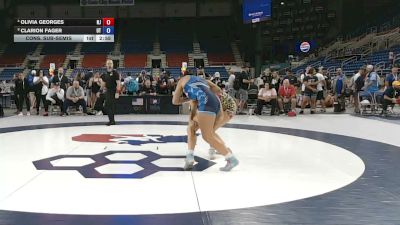 170 lbs Cons. Sub-semis - Olivia Georges, New Jersey vs Clarion Fager, Utah