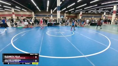 170 lbs Quarterfinal - Elizabeth Yelle, Cowboy/Cowgirl Wrestling Club vs Aalynn Kabenga, Power Training Center