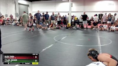 76 lbs Round 2 (6 Team) - Tyler Gieger, Buxton vs Alex Tara, Quaker Nation