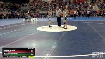 118 lbs Champ. Round 1 - Sarah Novak, Grand Forks vs Elizabeth Hook, Mandan
