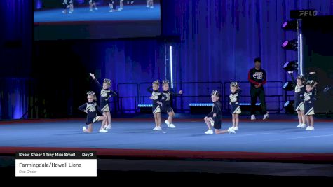 Farmingdale/Howell Lions - Rec Cheer [2023 Show Cheer 1 Tiny Mite Small Day 3] 2023 Pop Warner National Cheer & Dance Championship