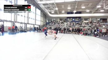 126 lbs Cons. Round 5 - Spencer Thompsen, Hunter vs Kyler Spencer, Spanish Fork