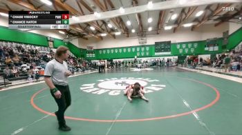 144 lbs Quarterfinal - Chance Hatch, Lovell vs Chase Visocky, Powell