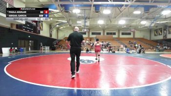 207 lbs Round 3 - Abigail Garcia, Coll. Of The Redwoods vs Paula Aguilar, Sacramento City College
