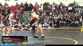 152 lbs Quarterfinal - Coy Smith, West Fork vs Jonah Frost, Wapsie Valley