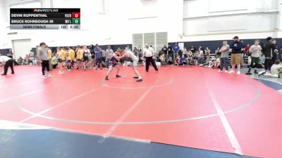 133 lbs Semifinal - Devin Ruppenthal, Patriots Wrestling Club-MS vs Bruce Rohrbough Jr, WV Lunatics-MS