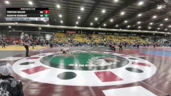 126 lbs Cons. Semi - Roukyn Robbins, Winner vs Tristian Miller, Stanley Wrestling Club