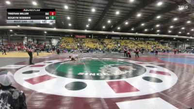 126 lbs Cons. Semi - Roukyn Robbins, Winner vs Tristian Miller, Stanley Wrestling Club