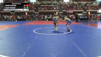 137 lbs Cons. Round 2 - Colby Bowles, Corvallis vs Shane Spencer, Corvallis