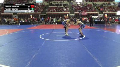 137 lbs Cons. Round 2 - Colby Bowles, Corvallis vs Shane Spencer, Corvallis