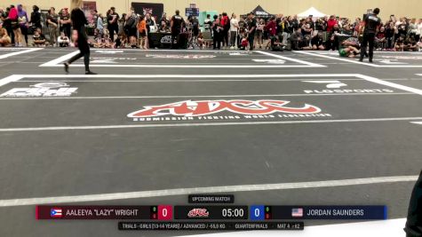 Aaleeya Wright vs Jordan Saunders 2025 ADCC Orlando Open/Youth Trials