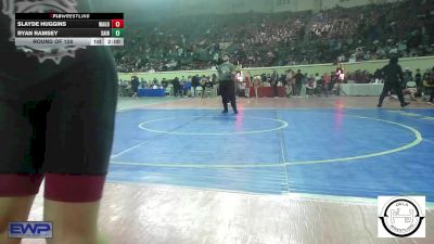 118 lbs Round Of 128 - Slayde Huggins, Wagoner High School vs Ryan Ramsey, Saint's Wrestling Club