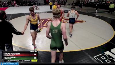 195 lbs Cons. Round 3 - Bo Flagstad, St. Francis vs Lucas Peterson, Rochester Mayo