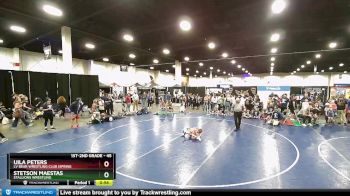 45 lbs Round 5 - Uila Peters, LV Bear Wrestling Club (Spring vs Stetson Maestas, Stallions Wrestling