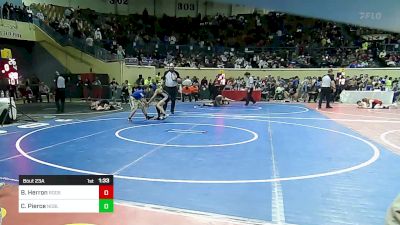 96 lbs Round Of 64 - Braxton Herron, Roosevelt Titans vs Cody Pierce, Noble MS