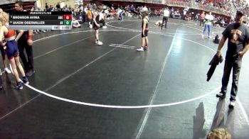 95 lbs Cons. Round 3 - Jaxon Obermiller, ALC Rebels vs Bronson Avina, Aurora Wrestling Club