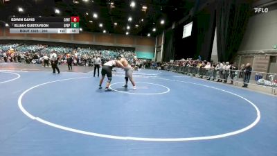 285 lbs Cons. Round 6 - Edwin Davis, Central vs Elijah Gustavson, Spanish Springs