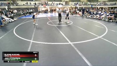 113 lbs Quarterfinals (8 Team) - Jake Fitzpatrick, LaCrosse Aquinas vs Blayne Kuschel, Becker