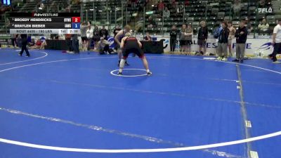 190 lbs 1st Place Match - Broedy Hendricks, BTWC vs Braylen Bieber, Immortal Athletics Wrestling Club