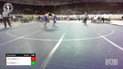 5A-285 lbs Quarterfinal - Nicholas Lozano, NEWCASTLE vs Noah Cowan, PRYOR