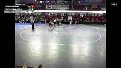 120 lbs Cons. Round 4 - Anyah Dransfield, Caldwell vs Audry Winkles, Tri-Valley